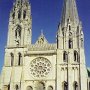 12-3 Western facade of Chartres Cathedral