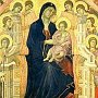 13-5 <i>Virgin and Child Enthroned with Saints</i>, Duccio