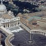 16-5 Aerial view of Saint Peter's, including the piazza, Vatican