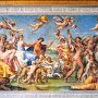 16-8 <i>Loves of the Gods</i>, Annibale Carracci, ceiling frescoes in the gallery, Palazzo Farnese 