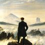 19-14 <i>Wanderer Above a Sea of Mist</i>, Friedrich